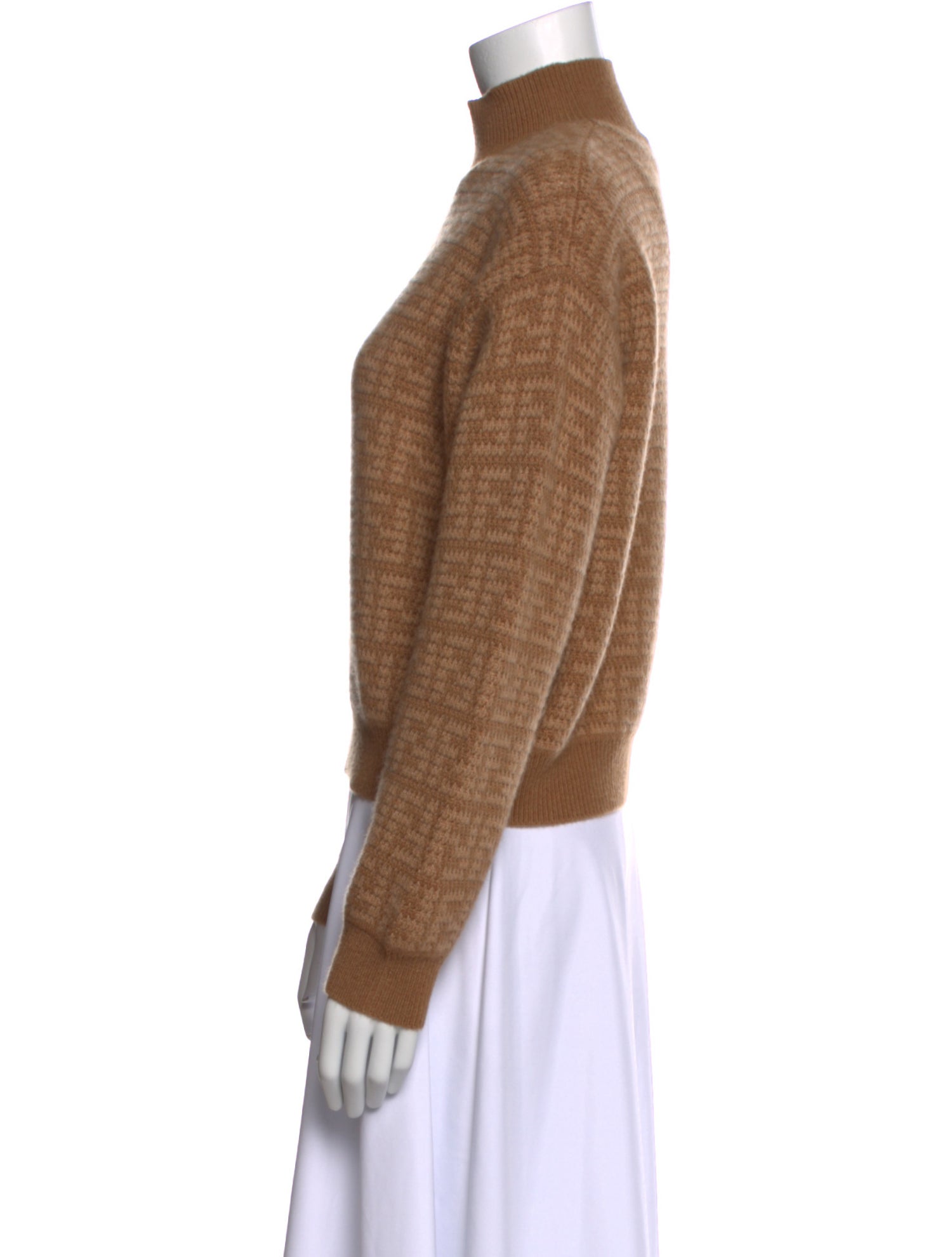 Fendi Cashmere Mock Neck Sweater