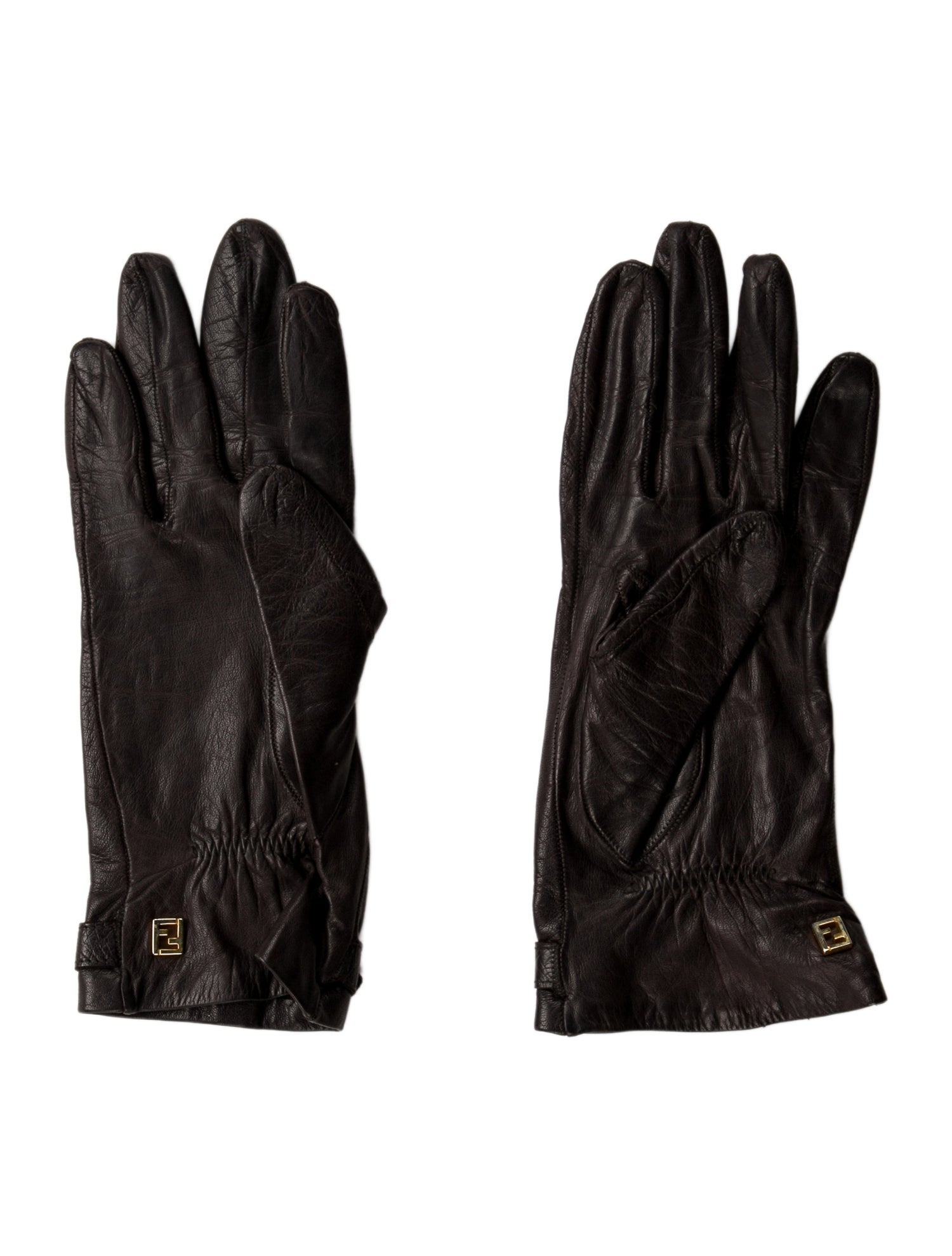 Fendi Women's Leather Gloves