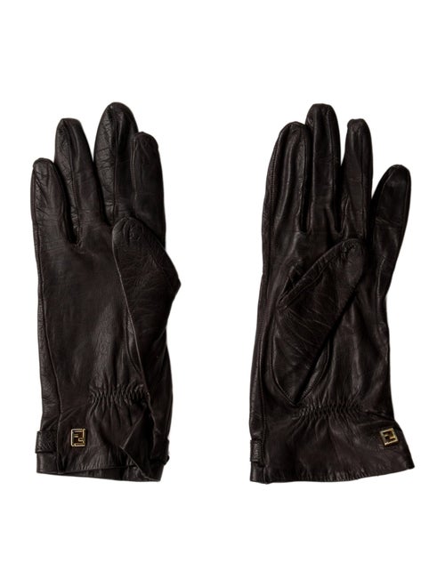 Fendi Women's Leather Gloves