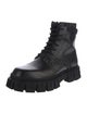 Fendi Leather Combat Boots