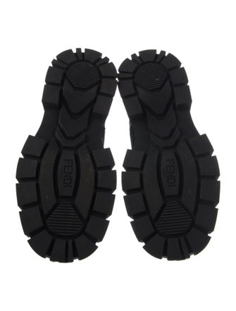 Fendi Leather Combat Boots