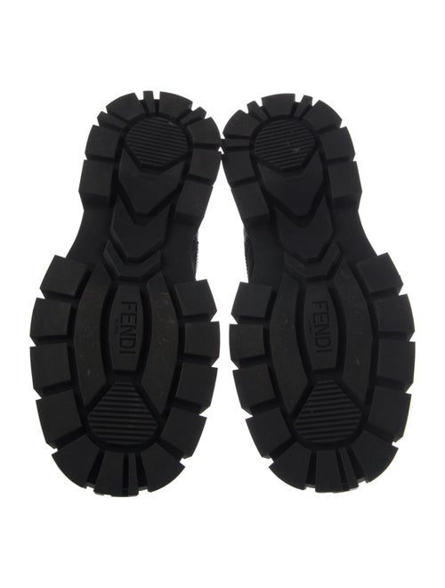 Fendi Leather Combat Boots