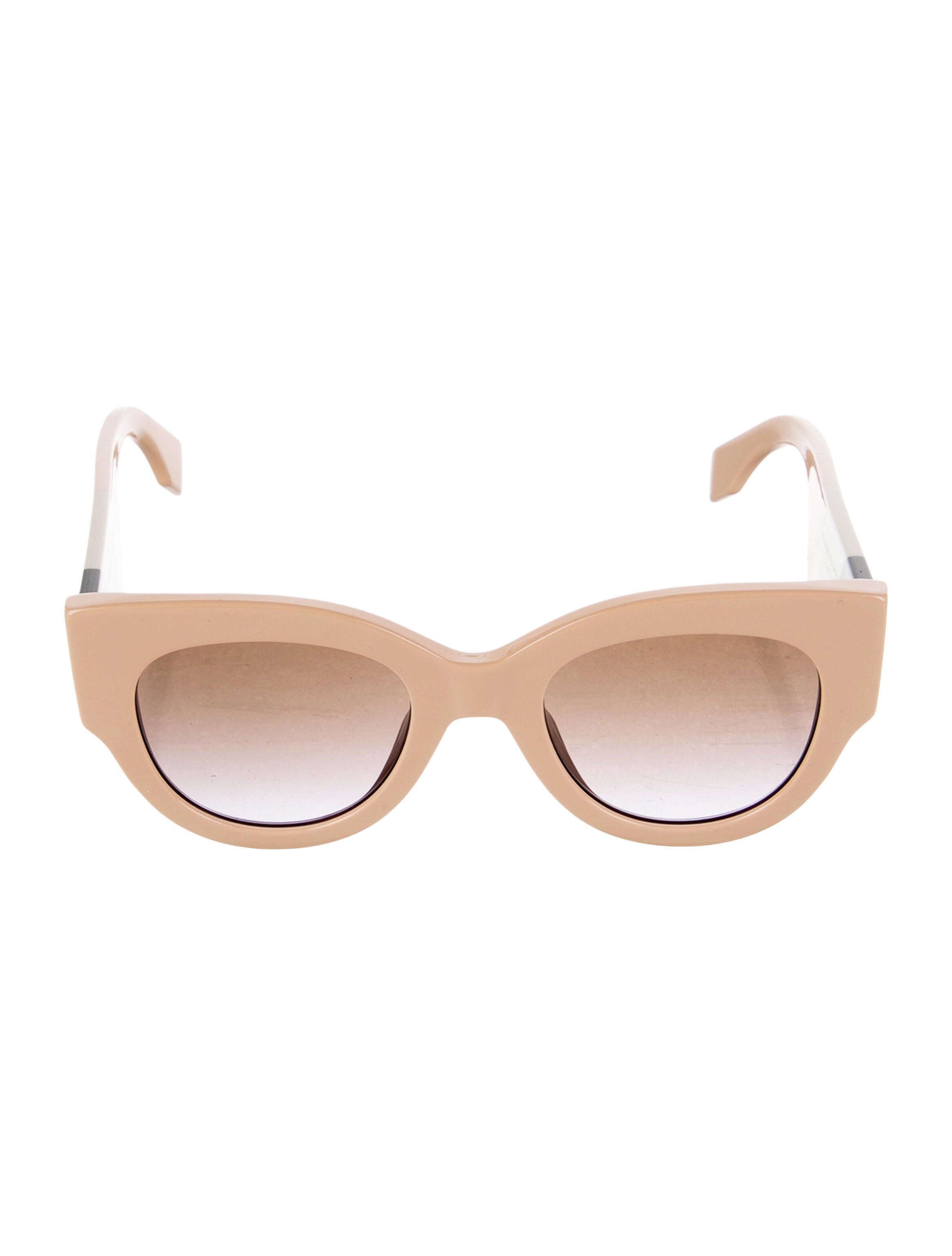 Fendi Zucca FF Logo Oversize Sunglasses