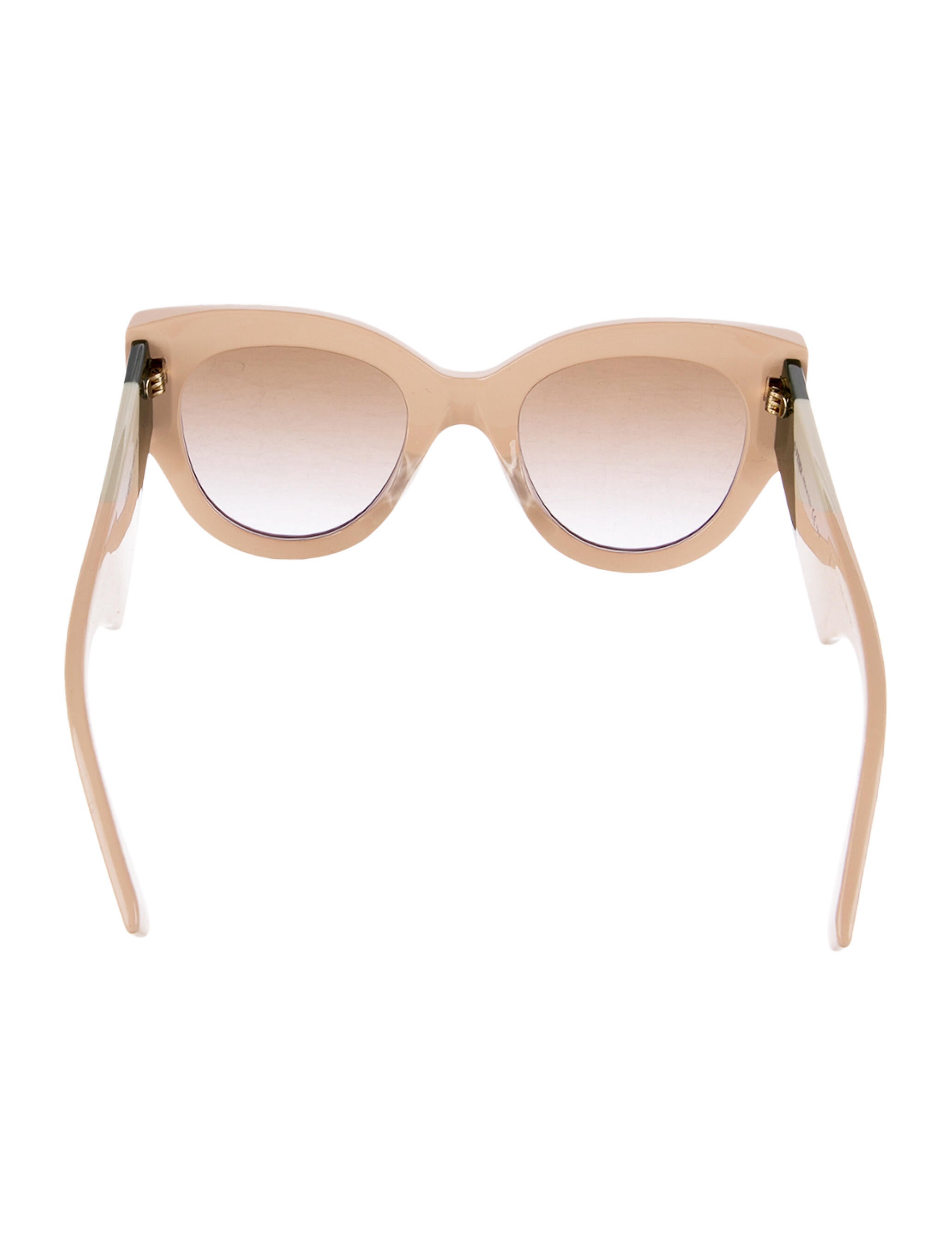 Fendi Zucca FF Logo Oversize Sunglasses