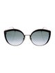 Fendi Oversize Gradient Sunglasses