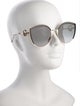 Fendi Oversize Gradient Sunglasses
