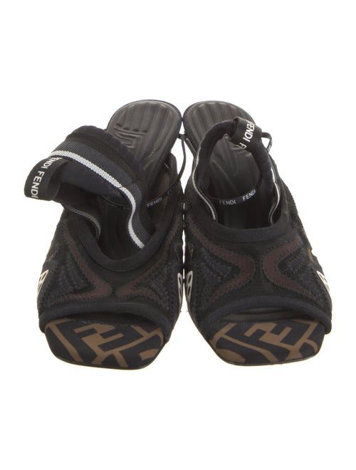 Fendi Zucca FF Logo Printed Slides