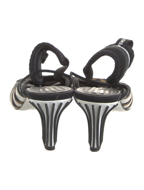 Fendi Zucca FF Logo Printed Slides