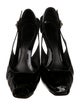 Fendi Patent Leather Slingback Pumps