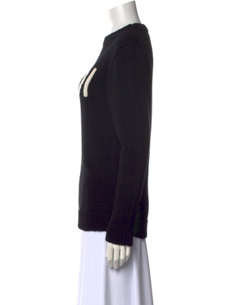 Fendi Wool Graphic Print Pullover