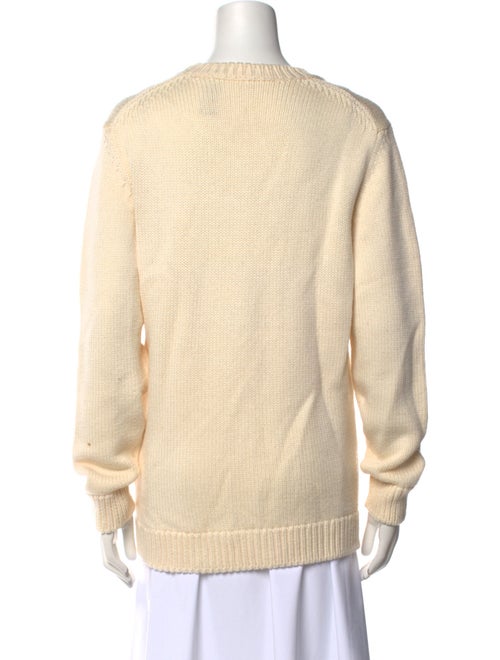 Fendi Wool Graphic Print Pullover