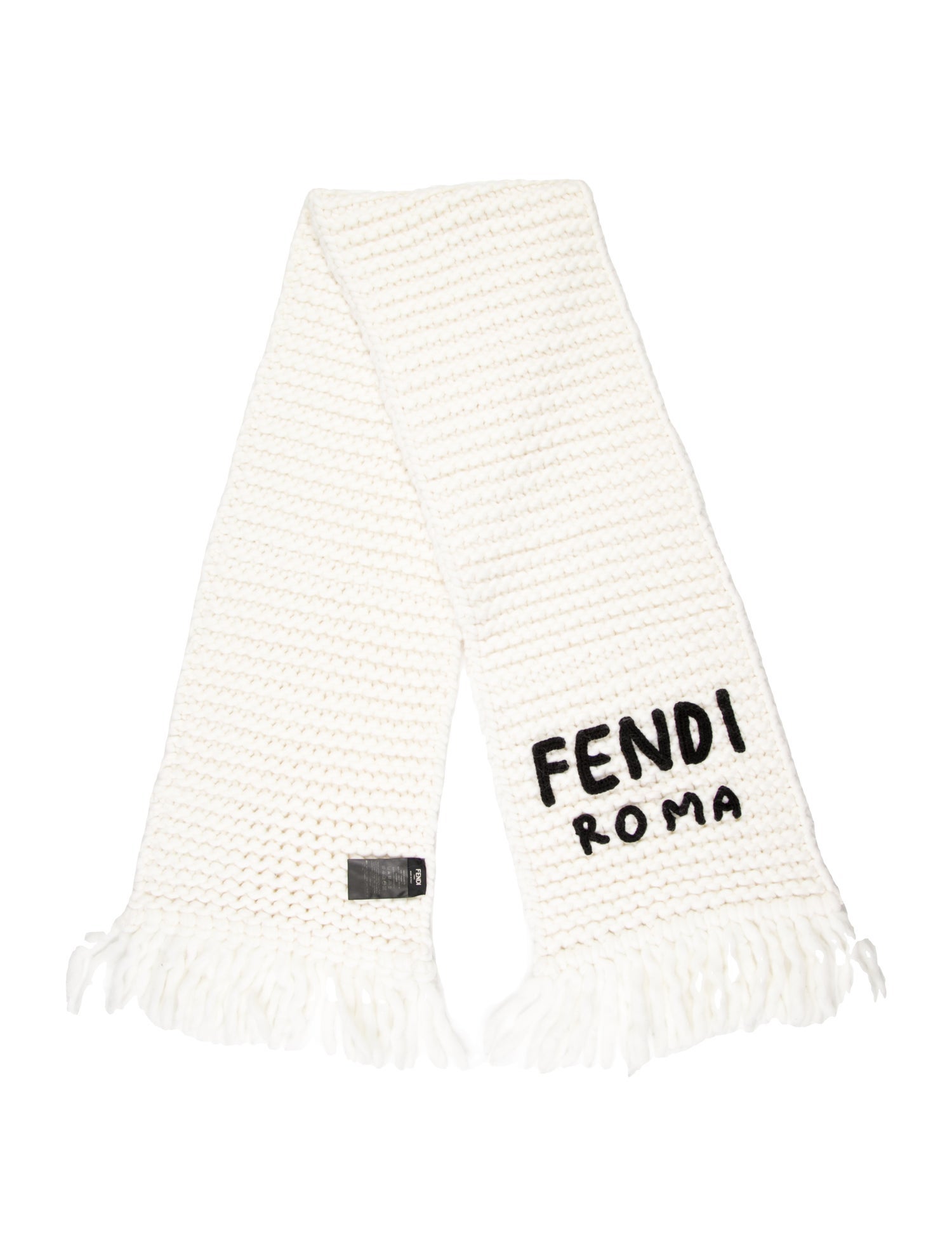 Fendi Wool Printed Scarf