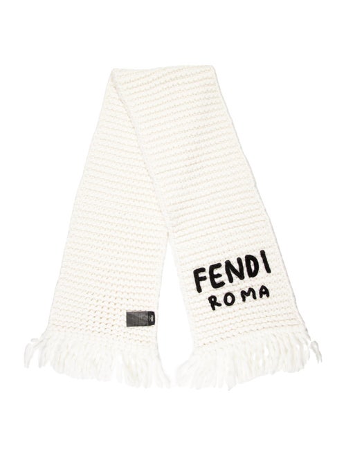 Fendi Wool Printed Scarf