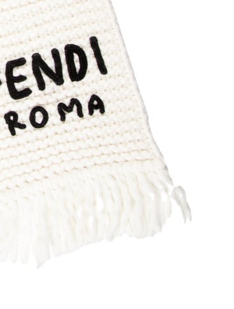 Fendi Wool Printed Scarf