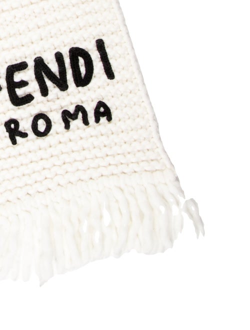 Fendi Wool Printed Scarf