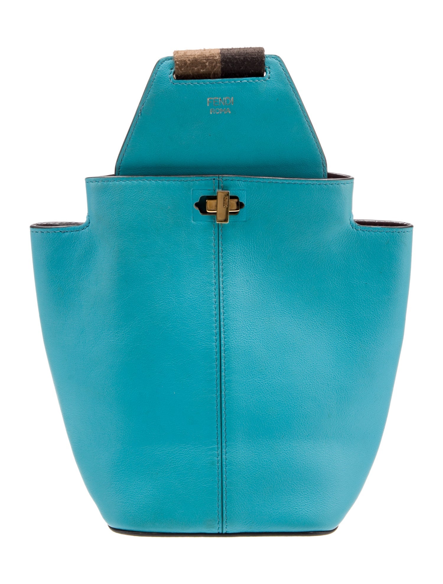 Fendi Leather Bucket Bag