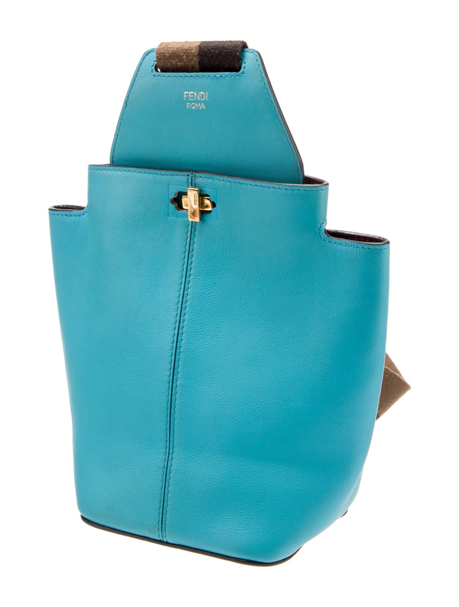 Fendi Leather Bucket Bag