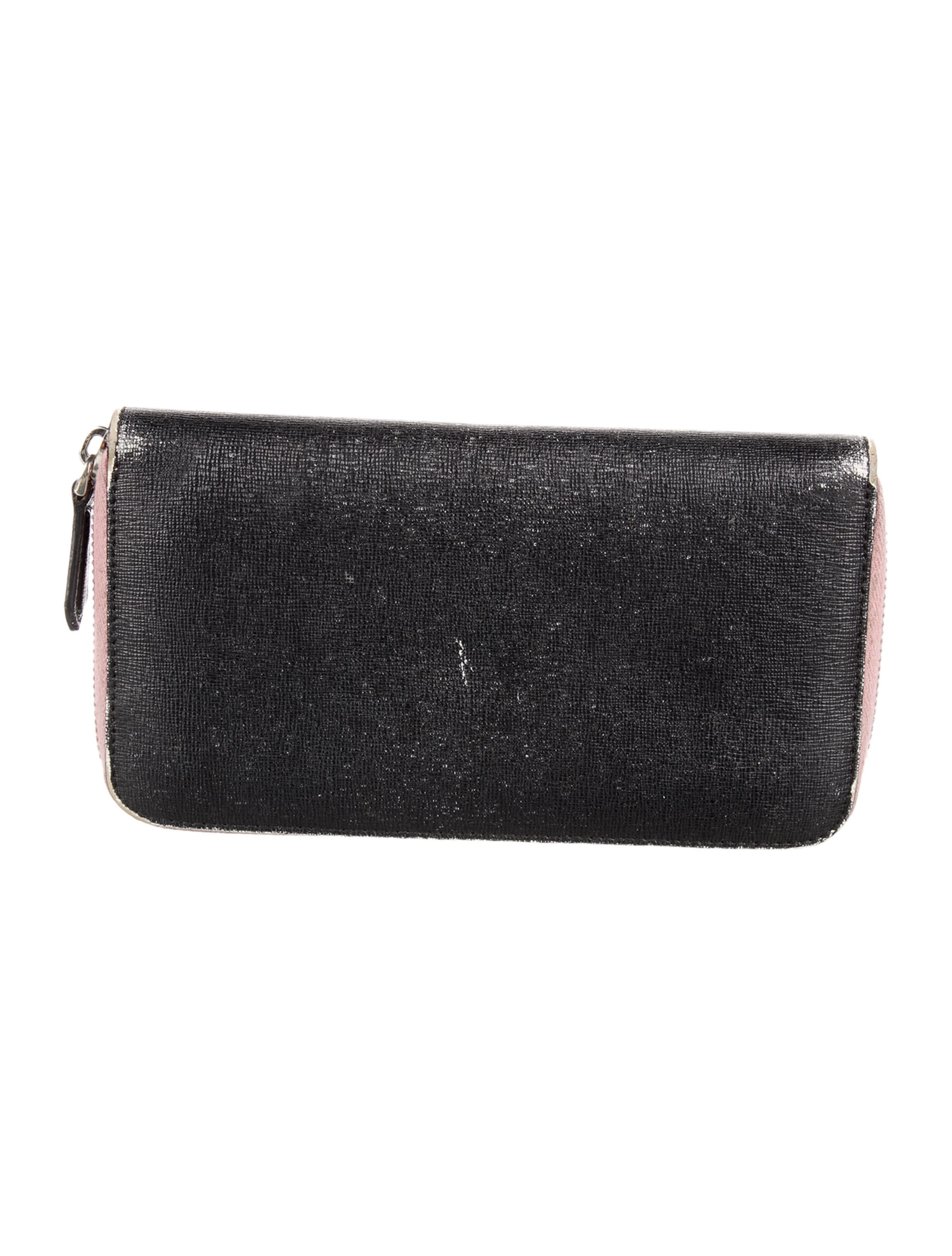 Fendi 2017 Monster Zip Around Wallet/ Continental Wallet