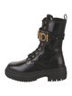 Fendi Patent Leather Combat Boots
