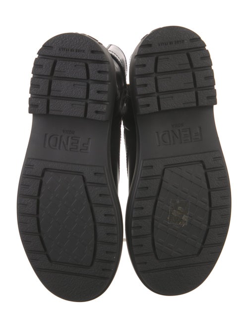 Fendi Patent Leather Combat Boots