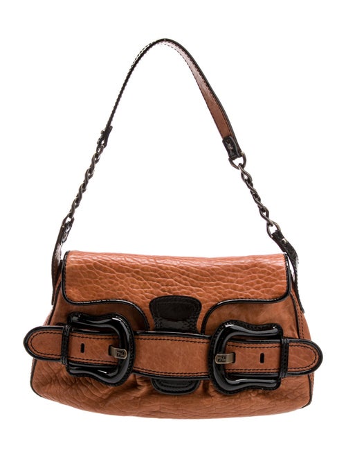 Fendi Zucchino FF Top Handle Bag