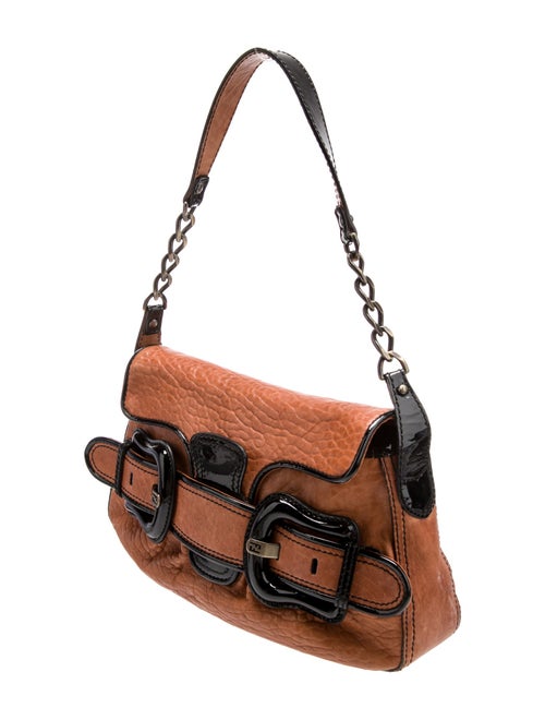 Fendi Zucchino FF Top Handle Bag