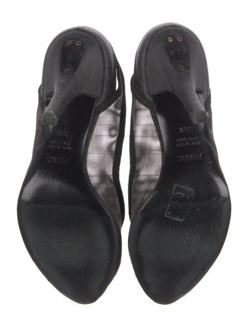 Fendi Zucca FF Logo Mesh Pumps