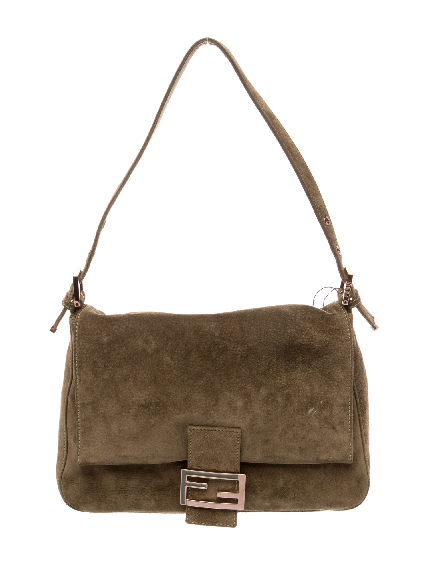 Fendi Suede Shoulder Bag
