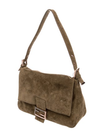 Fendi Suede Shoulder Bag