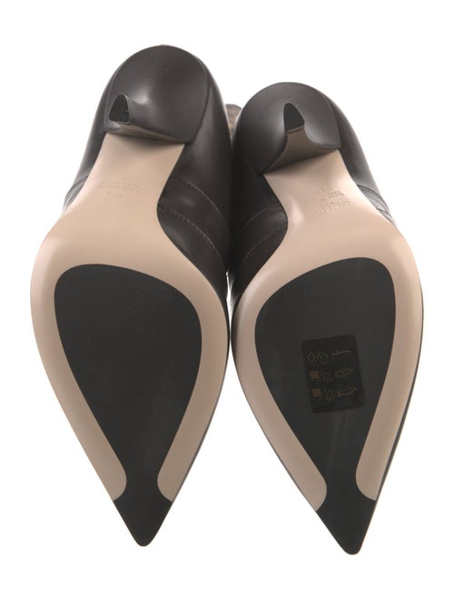 Fendi Zucca FF Logo Leather Sock Boots