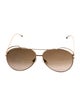 Fendi Aviator Gradient Sunglasses