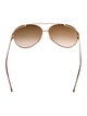 Fendi Aviator Gradient Sunglasses
