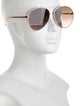 Fendi Aviator Gradient Sunglasses
