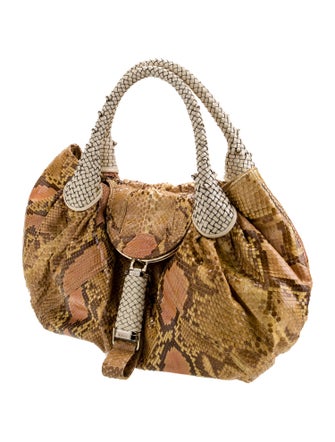 Fendi Snakeskin Spy Large
