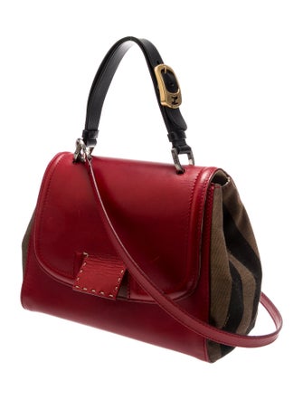 Fendi Pequin Top Handle Bag