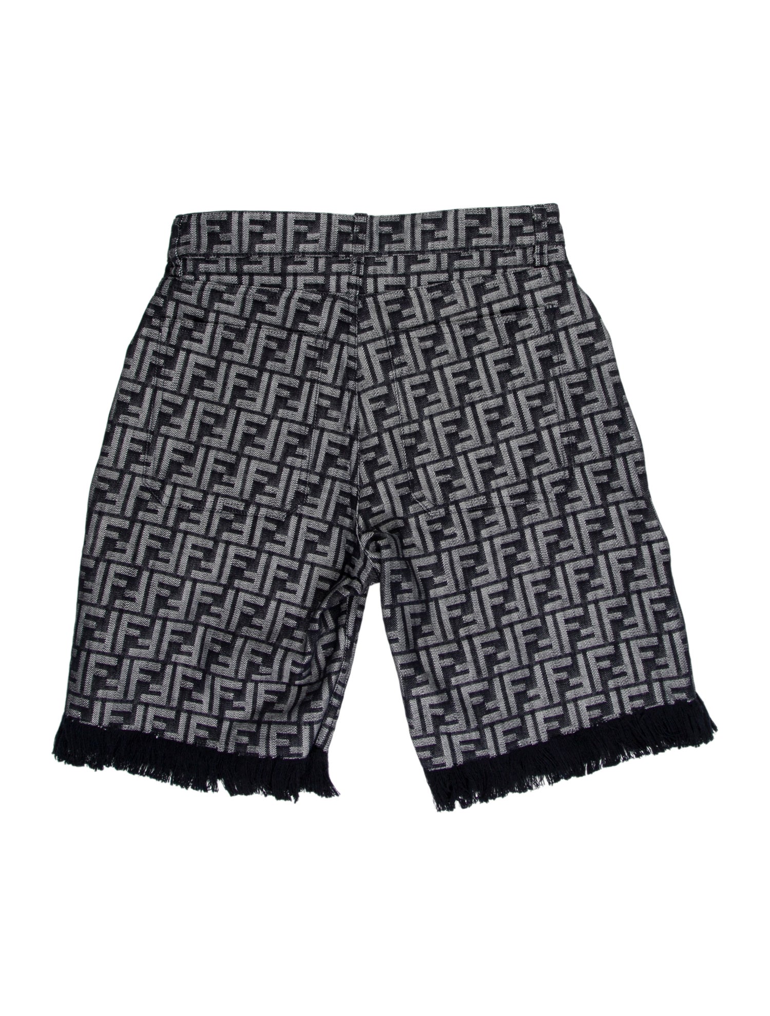 Fendi Printed Flat Front Shorts w/ Tags