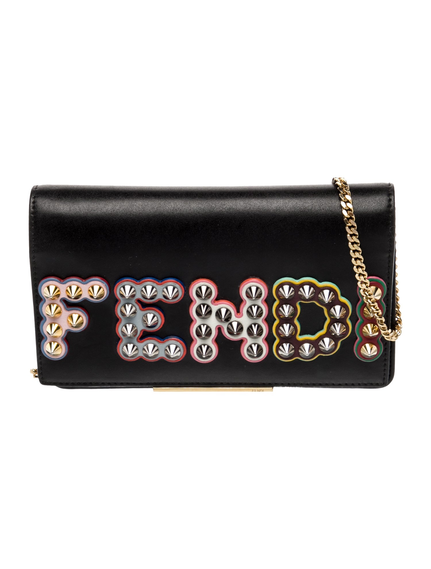Fendi Leather Evening Bag