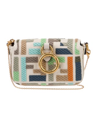 Fendi Canvas Baguette Nano