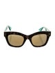 Fendi Wayfarer Mirrored Sunglasses