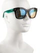 Fendi Wayfarer Mirrored Sunglasses