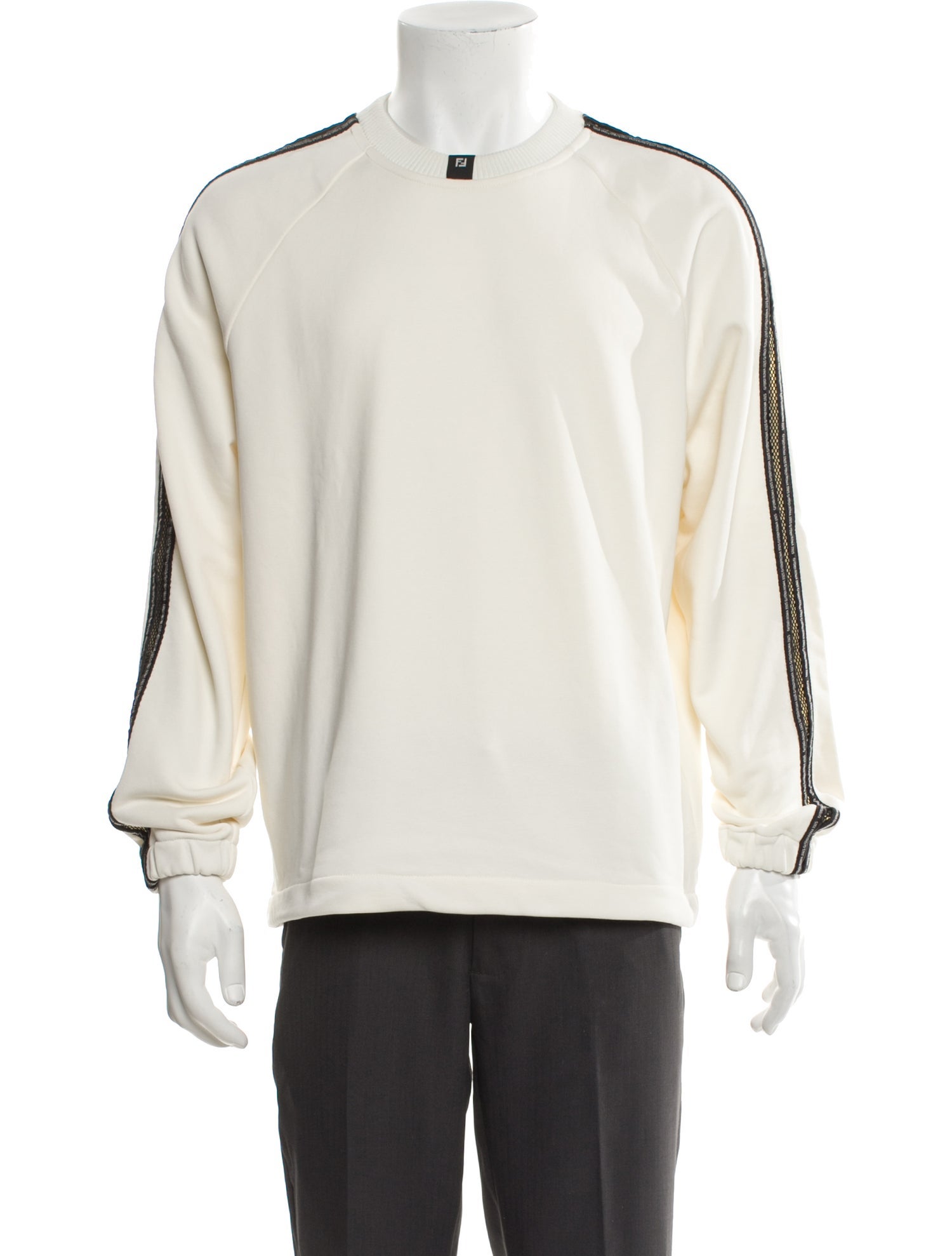 Fendi Monsters Motif Crew Neck Pullover