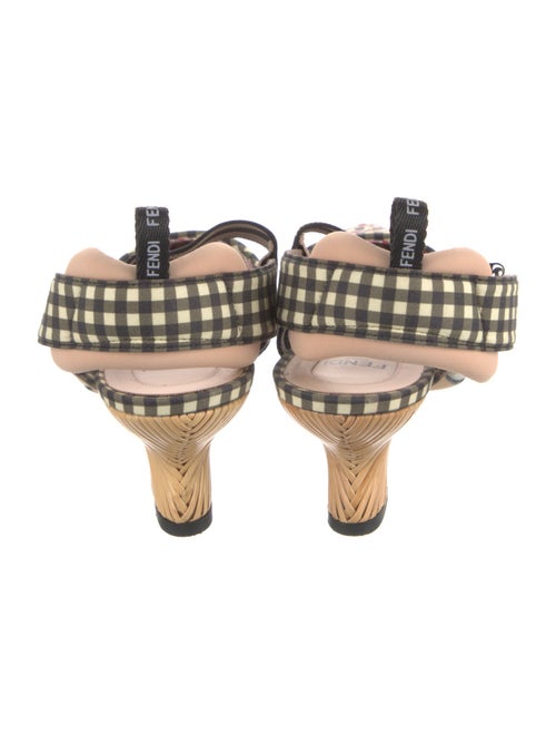 Fendi Printed Slingback Pumps