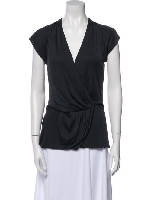 Fendi V-Neck Short Sleeve Top