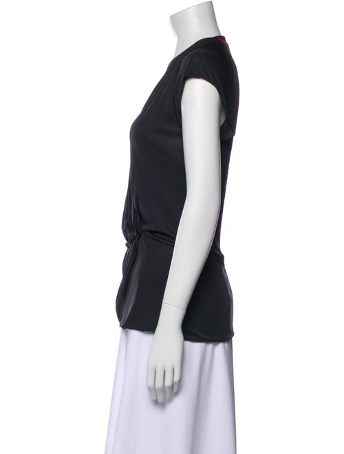 Fendi V-Neck Short Sleeve Top