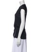 Fendi V-Neck Short Sleeve Top