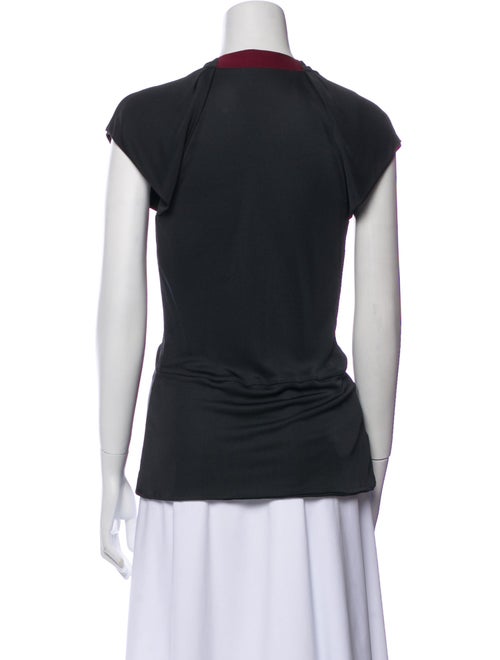 Fendi V-Neck Short Sleeve Top