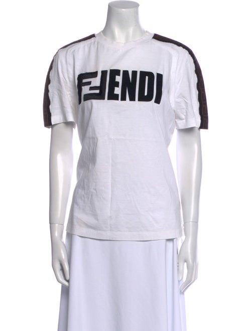Fendi Graphic Print Crew Neck T-Shirt