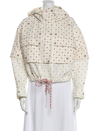 Fendi Polka Dot Print Bomber Jacket