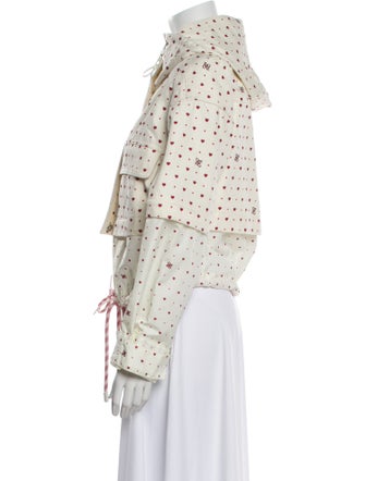 Fendi Polka Dot Print Bomber Jacket