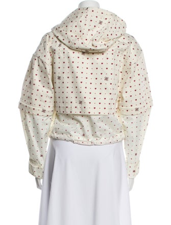 Fendi Polka Dot Print Bomber Jacket